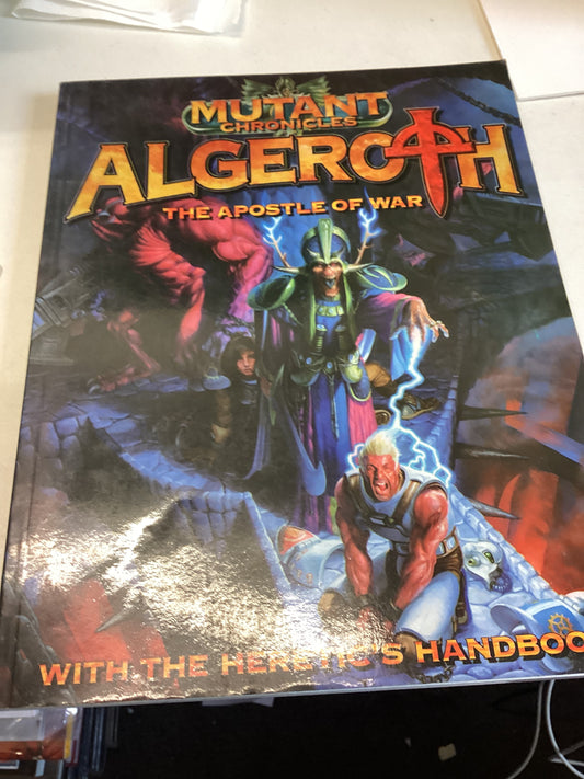 Mutant Chronicles RPG Algeroth The Apostle of War With The Heretic's Handbook