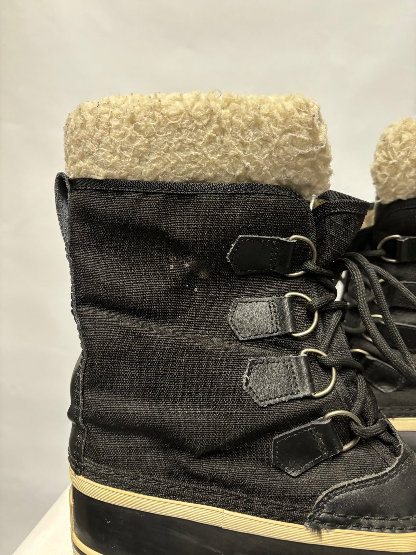 Sorel Black Waterproof Winter Duck Boots 7.5