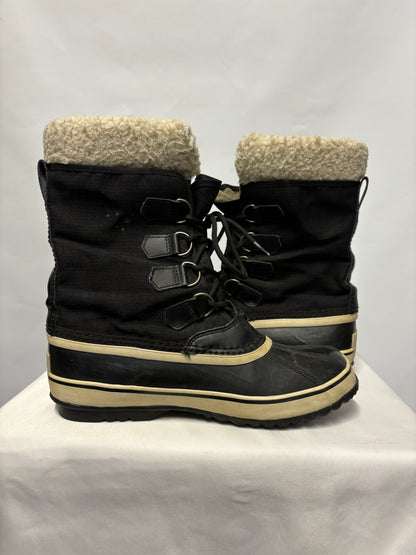 Sorel Black Waterproof Winter Duck Boots 7.5