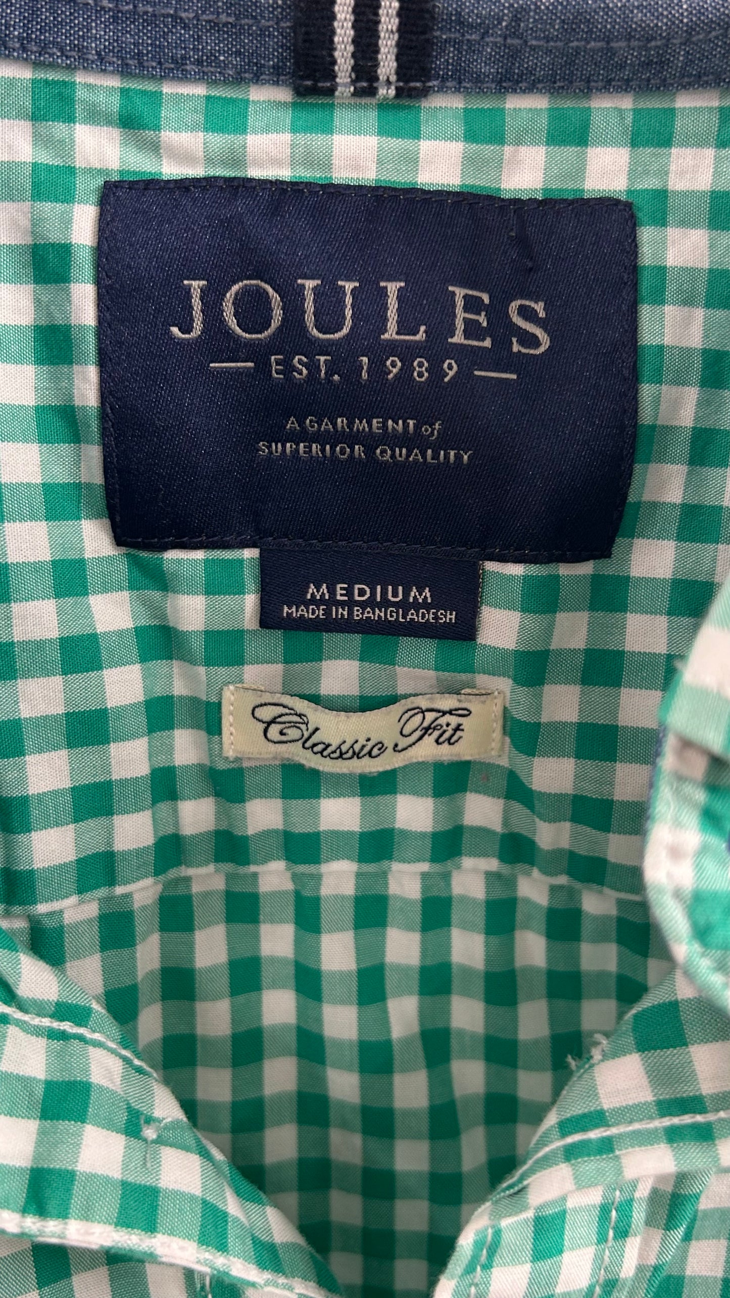 Joules men’s shirt check medium