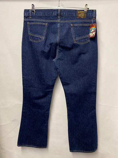 Run and Fly Blue Denim Bootcut Flared Jeans 40R BNWT