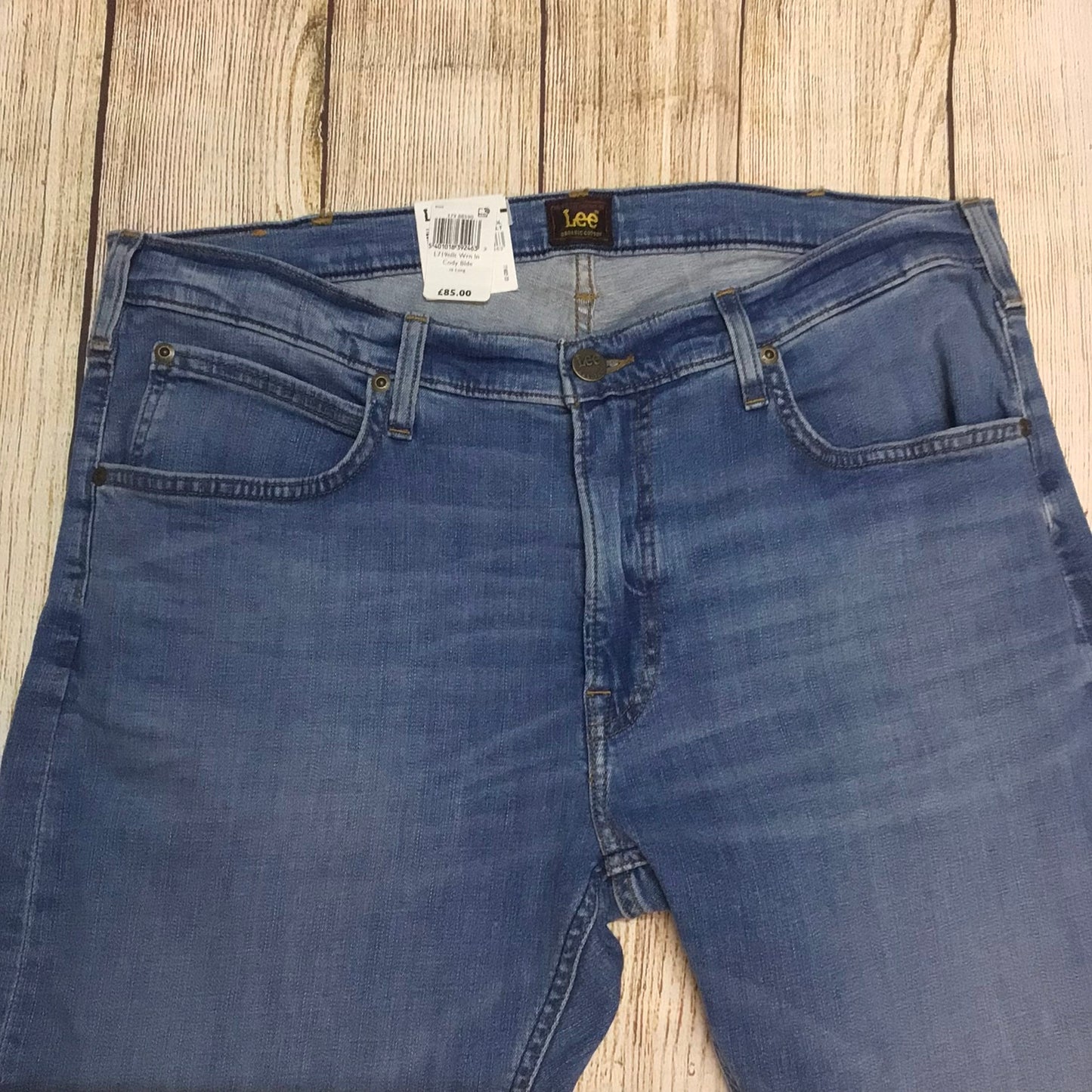 BNWT Lee Blue Luke Slim Tapered Jeans Size W36 L34