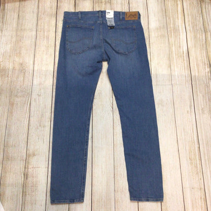 BNWT Lee Blue Luke Slim Tapered Jeans Size W36 L34