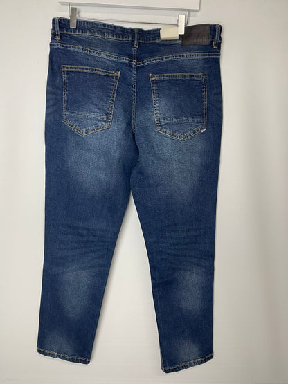 BNWT Firetrap Blue Straight Fit Jeans W32 L30