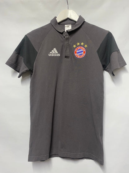 Adidas FC Bayern Munich Grey Polo Shirt XS