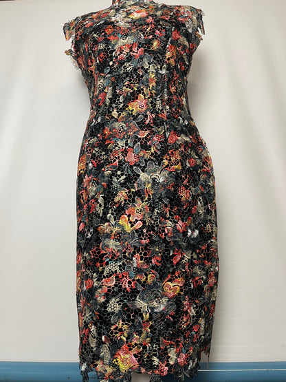 Paper Dolls Multi Floral Pattern Midi Dress Size 12