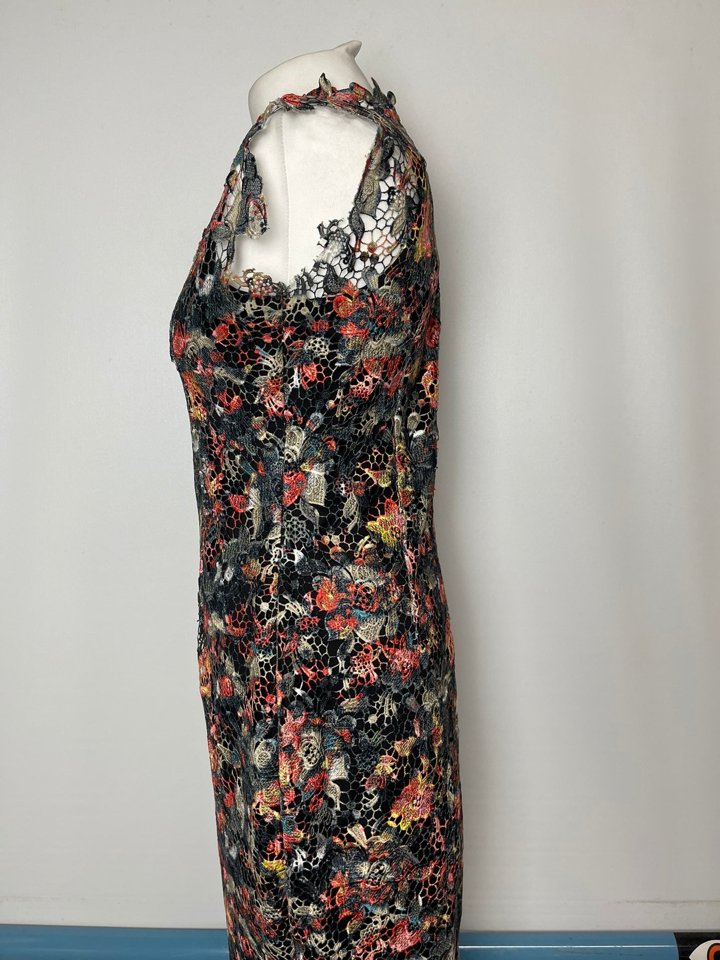 Paper Dolls Multi Floral Pattern Midi Dress Size 12