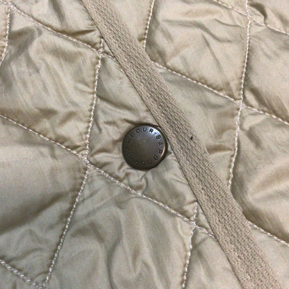 Barbour Light Khaki Flyweight Langdale Quilt Jacket Size 16