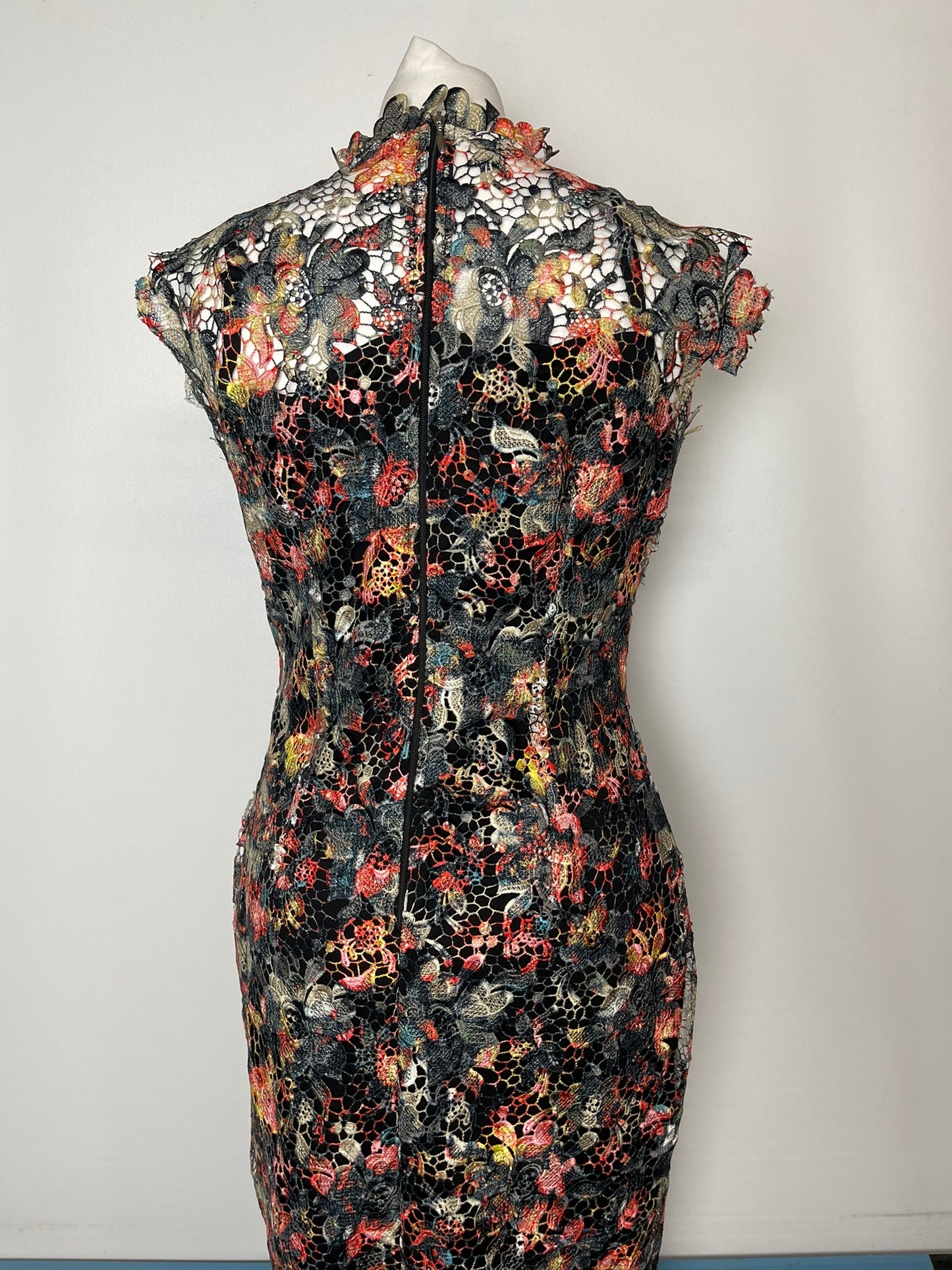 Paper Dolls Multi Floral Pattern Midi Dress Size 12