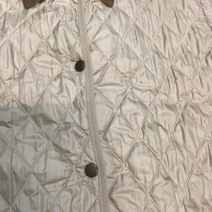 Barbour Light Khaki Flyweight Langdale Quilt Jacket Size 16