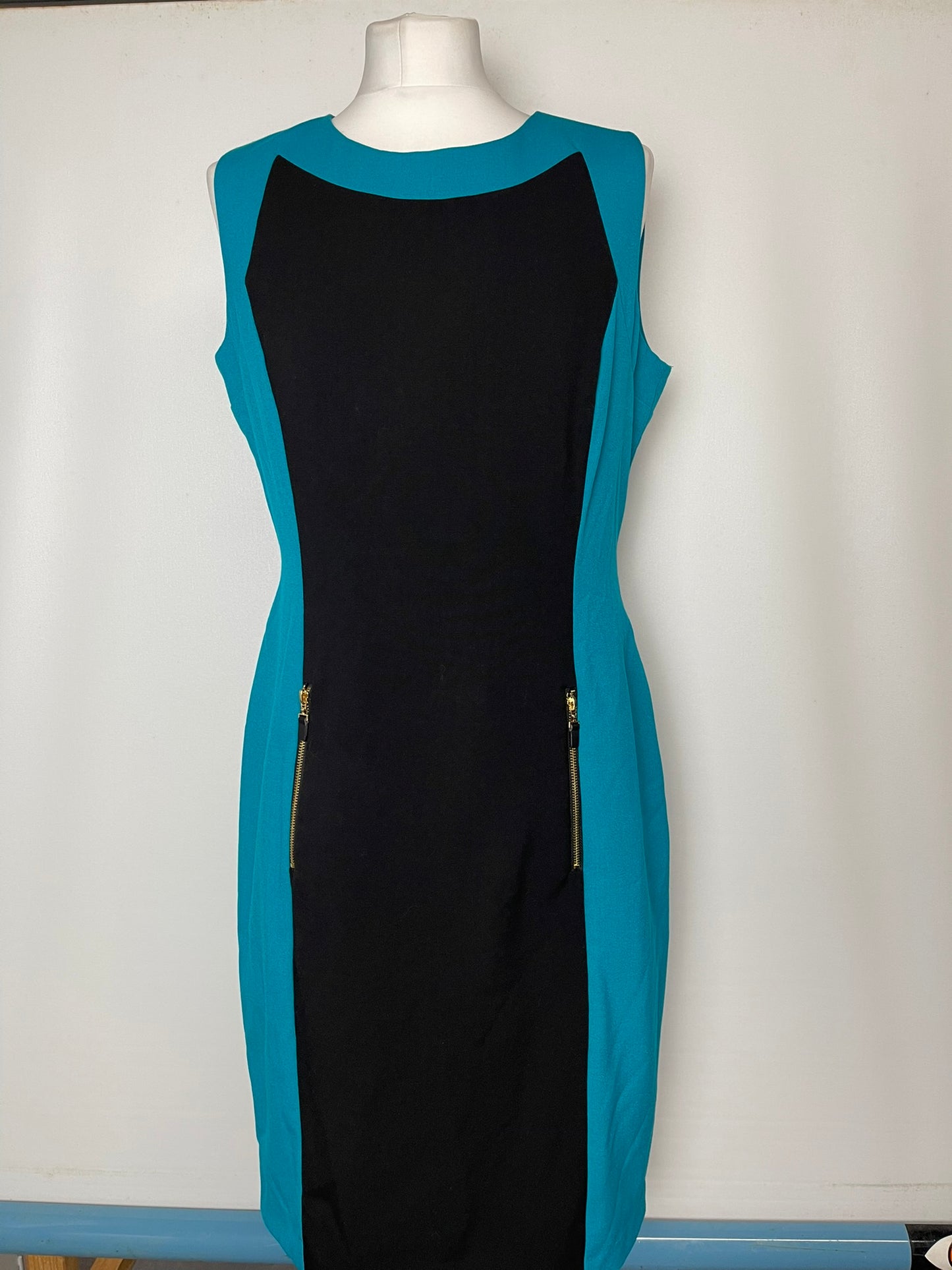 Calvin Klein Blue Midi Dress Size 10