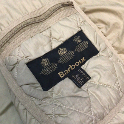 Barbour Light Khaki Flyweight Langdale Quilt Jacket Size 16