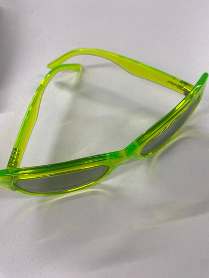 Prada Fluorescent Green Sunglasses SPR 19M ABI-RQ1 171024 with Box