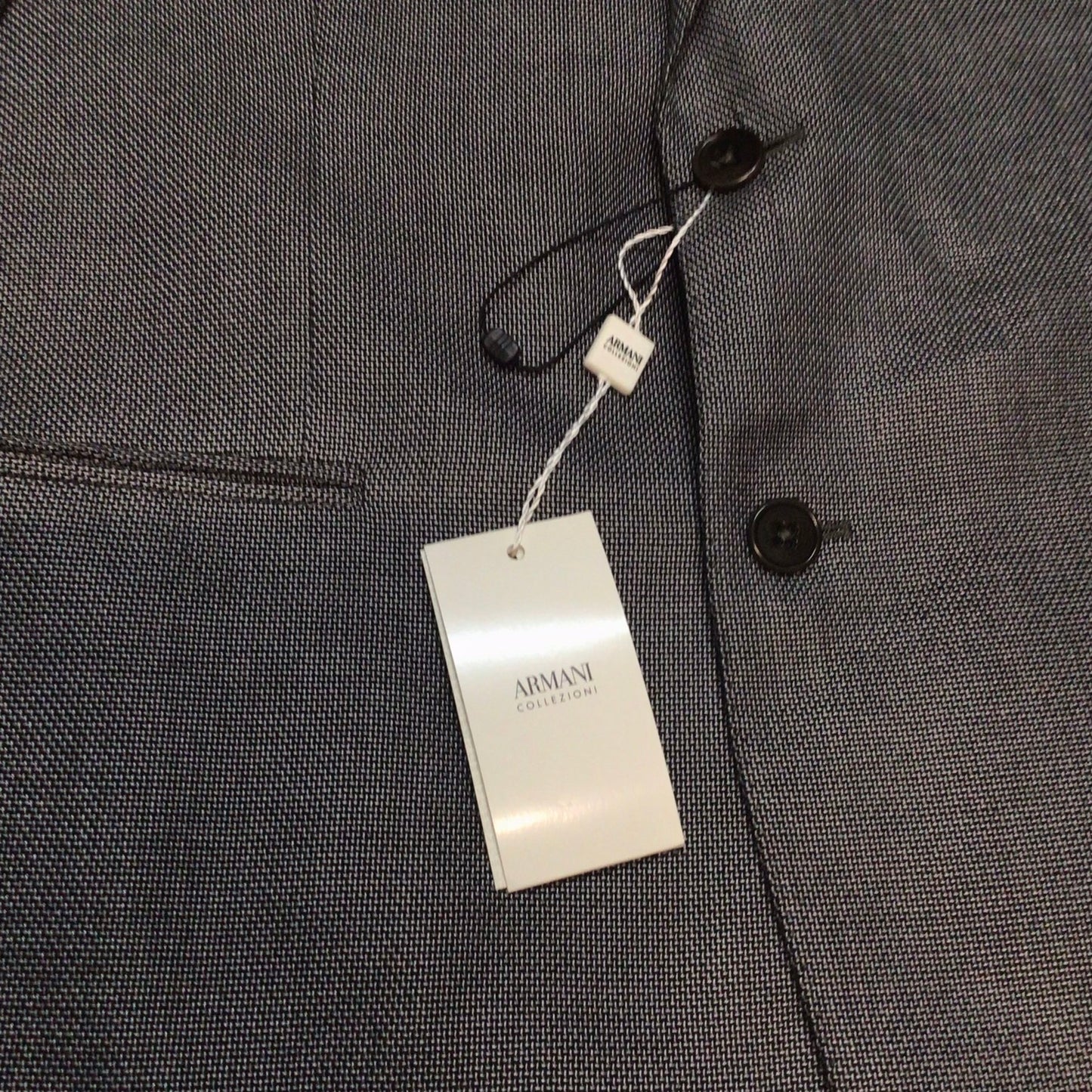 BNWT Armani Collezioni Grey G Line Blazer Jacket Size 50 EU