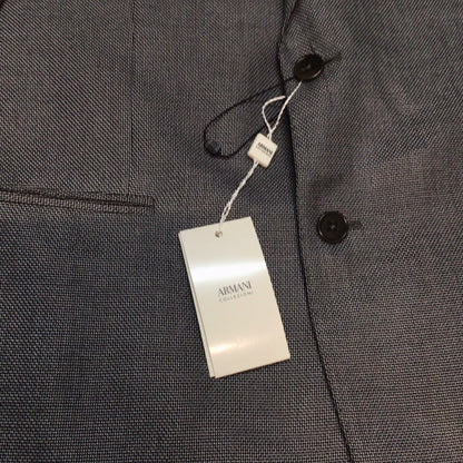 BNWT Armani Collezioni Grey G Line Blazer Jacket Size 50 EU