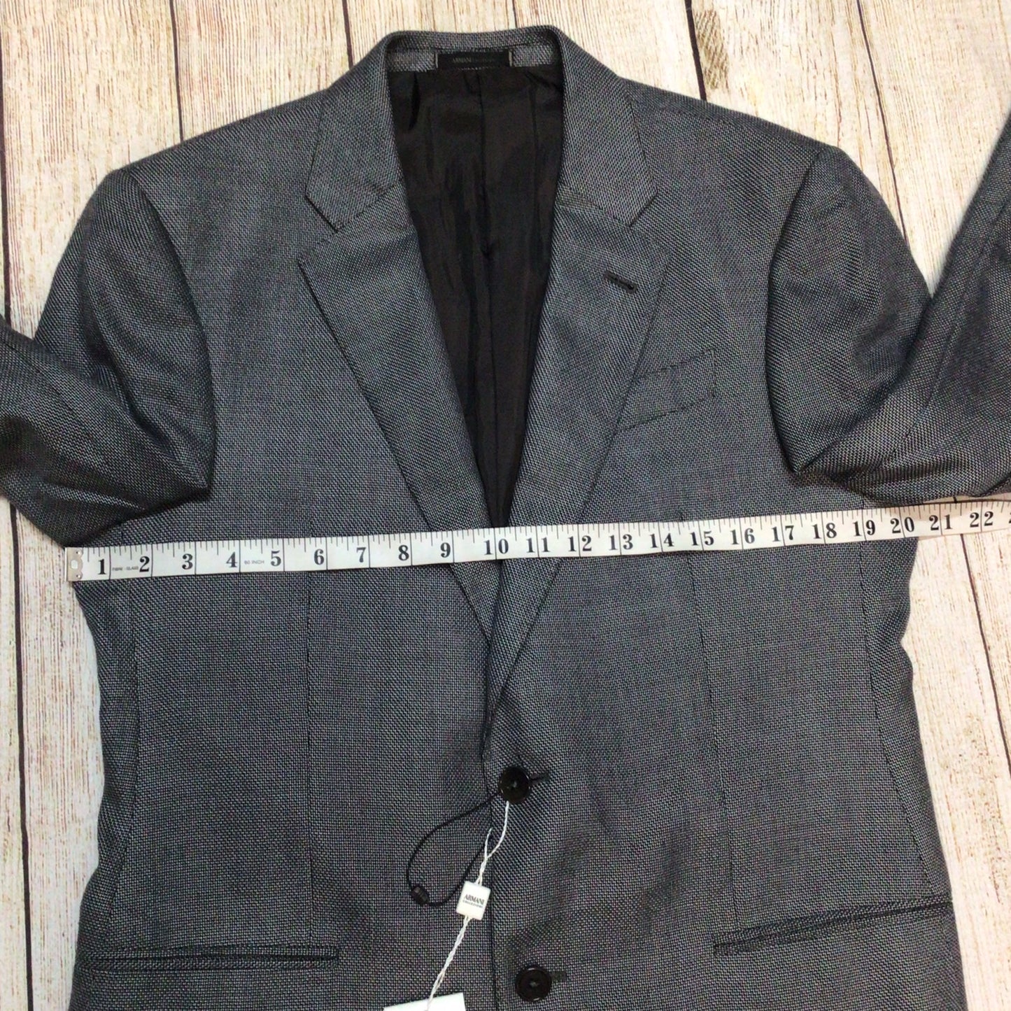 BNWT Armani Collezioni Grey G Line Blazer Jacket Size 50 EU