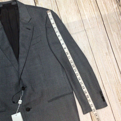 BNWT Armani Collezioni Grey G Line Blazer Jacket Size 50 EU