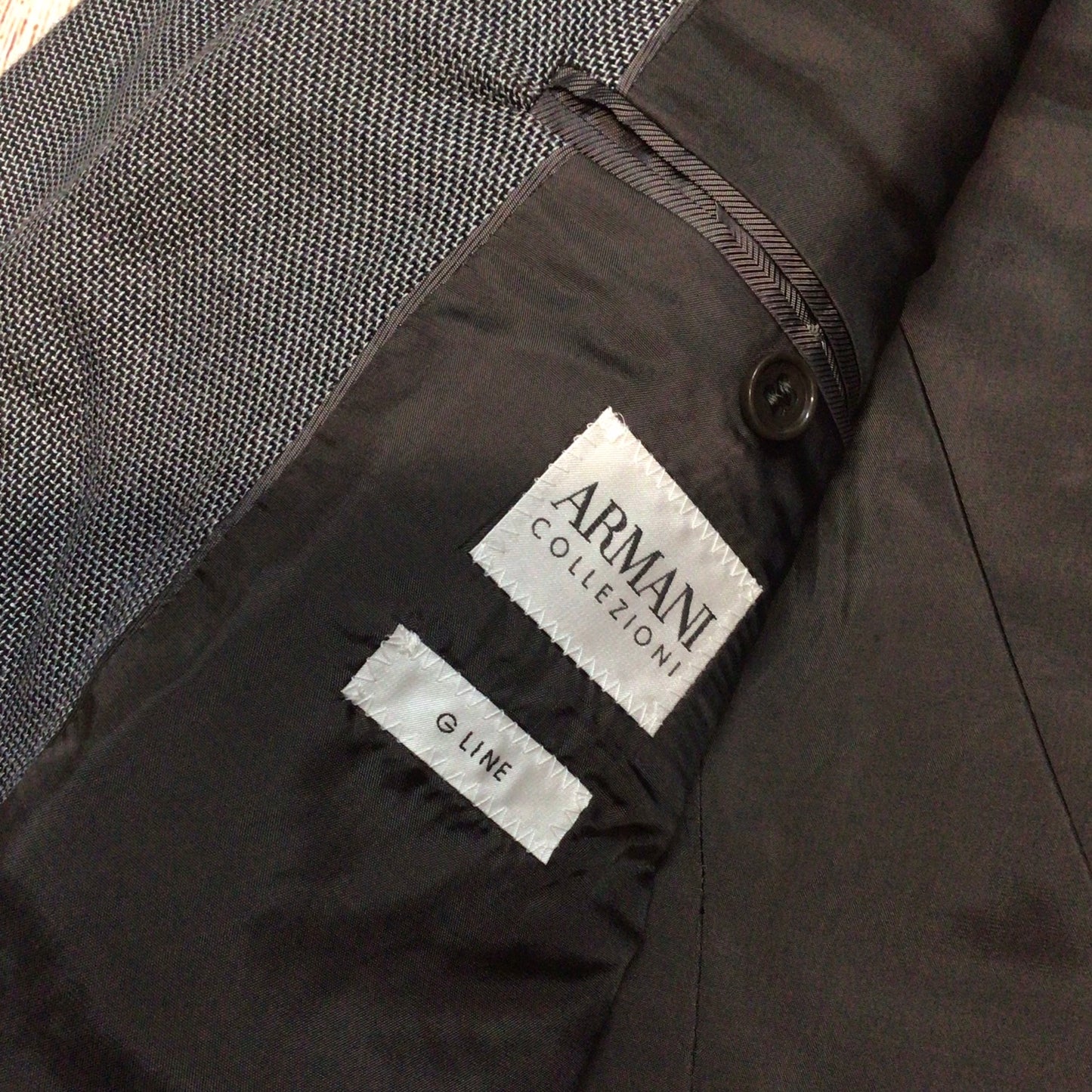 BNWT Armani Collezioni Grey G Line Blazer Jacket Size 50 EU