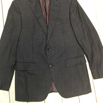 Pal Zileri Dark Grey Wool Blazer Jacket Size 50R