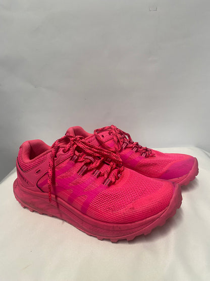 Merrell x Sweaty Betty Limited Edition Fluorescent Pink Antora 3 Running Trainers 3.5