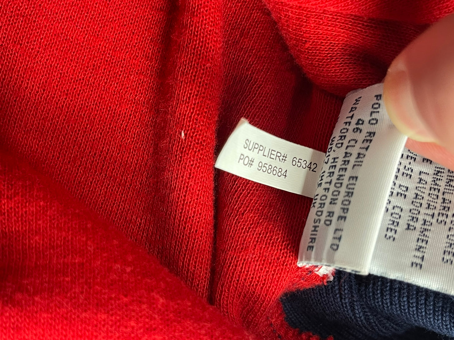 Polo Ralph Lauren Red Jacket Medium