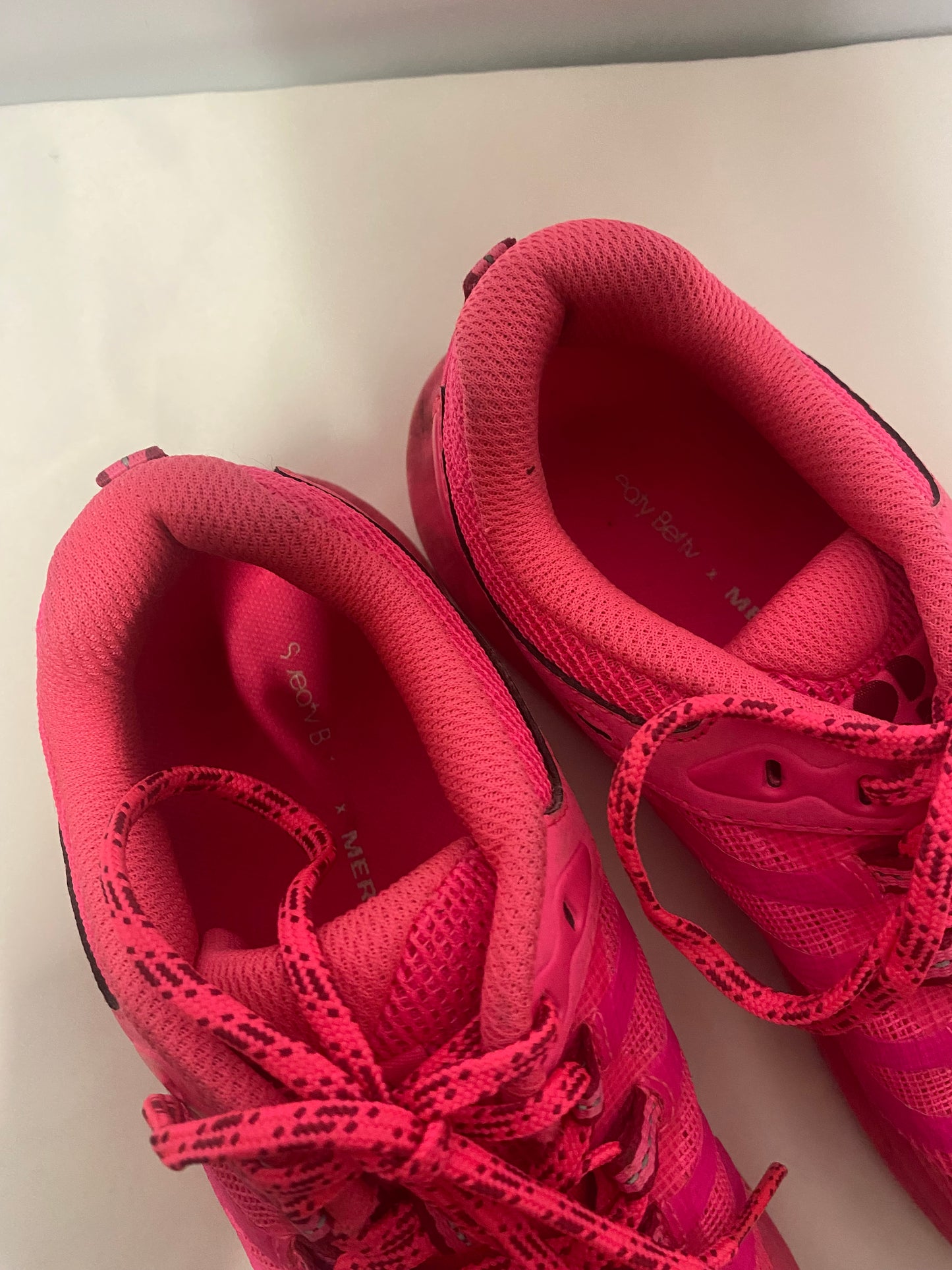 Merrell x Sweaty Betty Limited Edition Fluorescent Pink Antora 3 Running Trainers 3.5