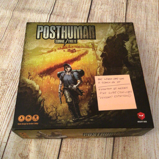 Posthuman (Survive/Evolve) Board Game w/Defiant Expansion