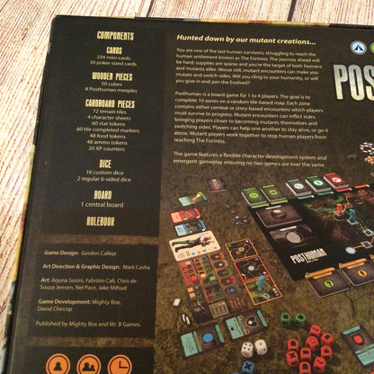 Posthuman (Survive/Evolve) Board Game w/Defiant Expansion