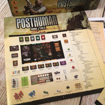Posthuman (Survive/Evolve) Board Game w/Defiant Expansion