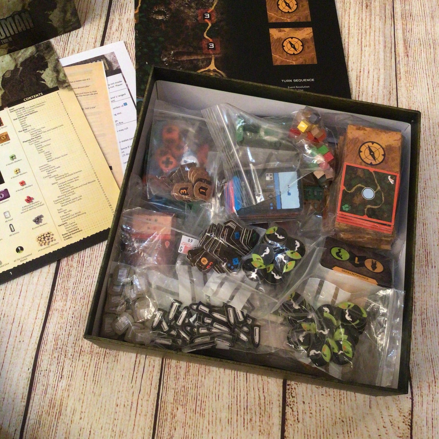 Posthuman (Survive/Evolve) Board Game w/Defiant Expansion