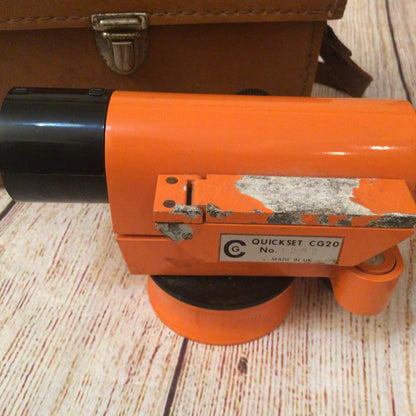 Vintage Surveyors Site Level Quickset CG20 No.1282 Made in UK - untested