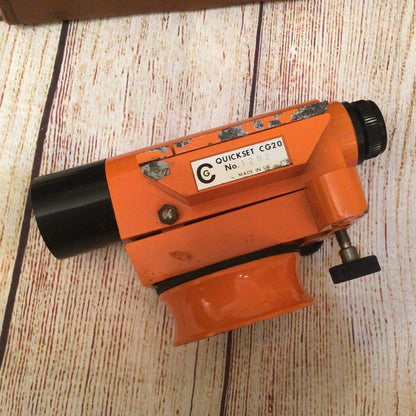 Vintage Surveyors Site Level Quickset CG20 No.1282 Made in UK - untested