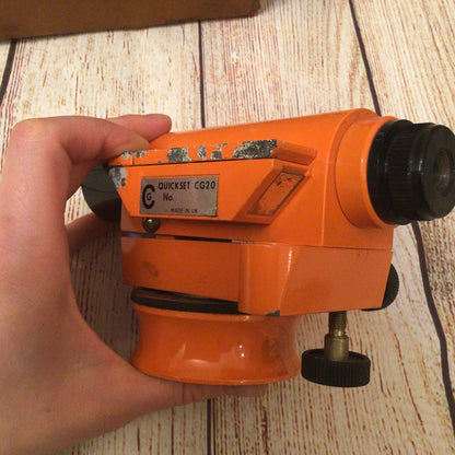 Vintage Surveyors Site Level Quickset CG20 No.1282 Made in UK - untested