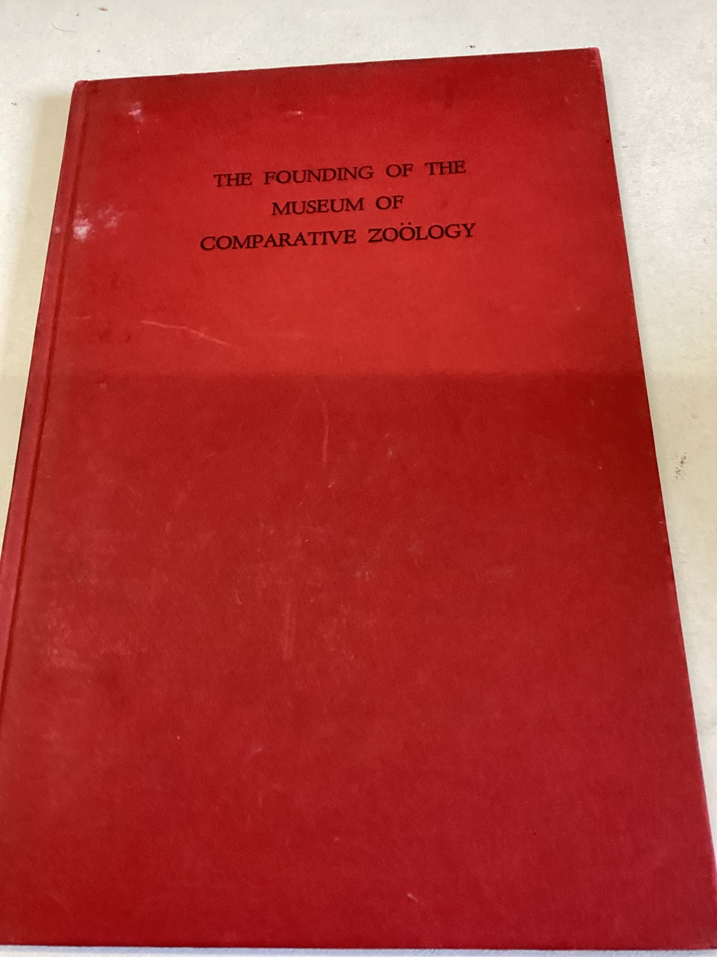 The Founding of The Museum of Comparative Zoology by Edward Laurie