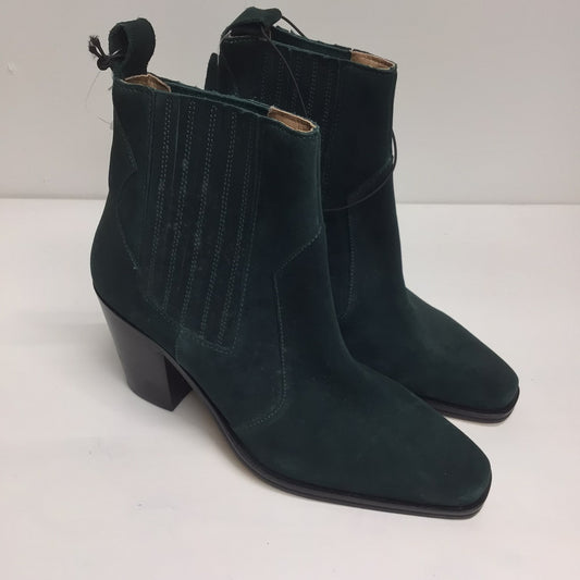 BNWT M&S Jade Green High Ankle Cowboy Style Boots Size 5 UK