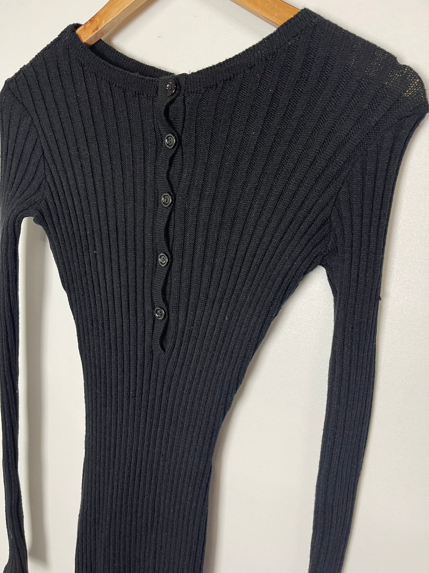 BNWT Missy Empire Black Knitted Jumpsuit Small