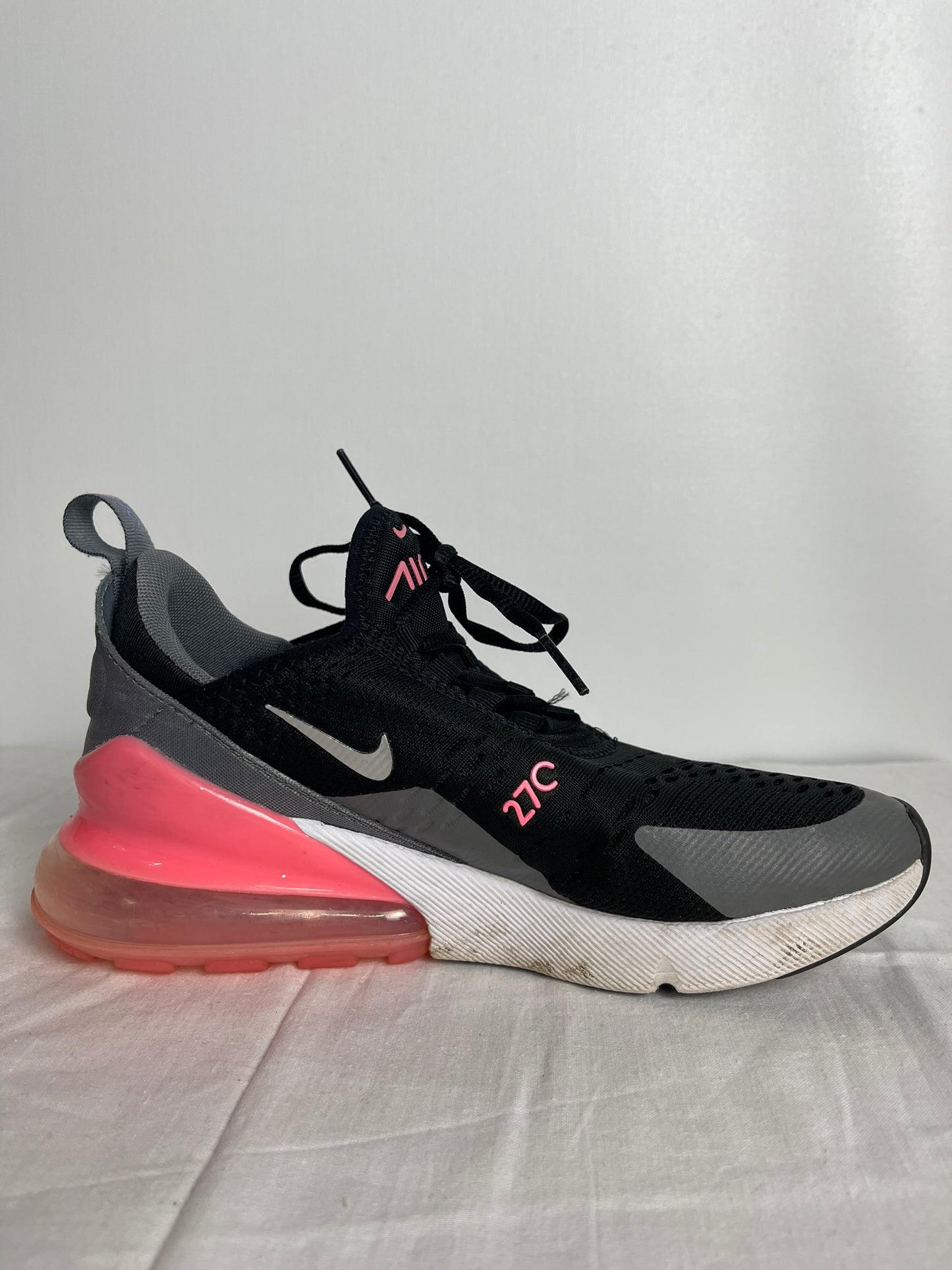 Nike Black/Pink Air Max 270 Trainers Size 5