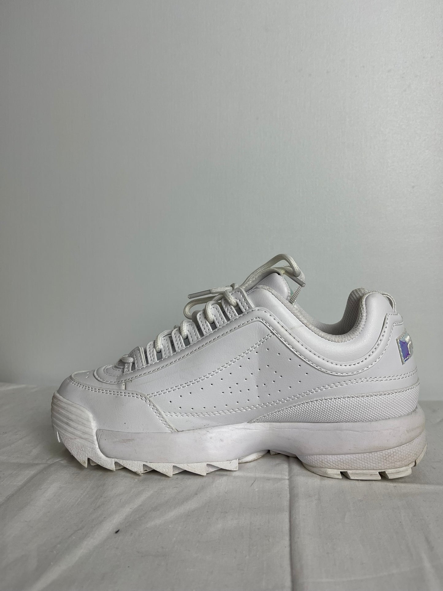 Fila White Disruptor Trainers Size 5.5