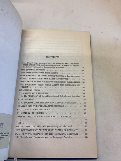 On Literature and Art Lenin