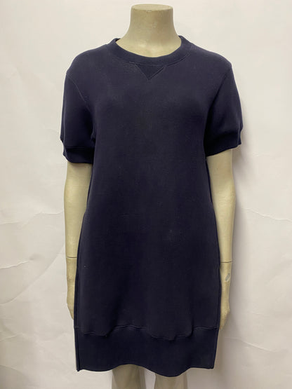 Sacai Navy Sweater Shirt Dress S/M