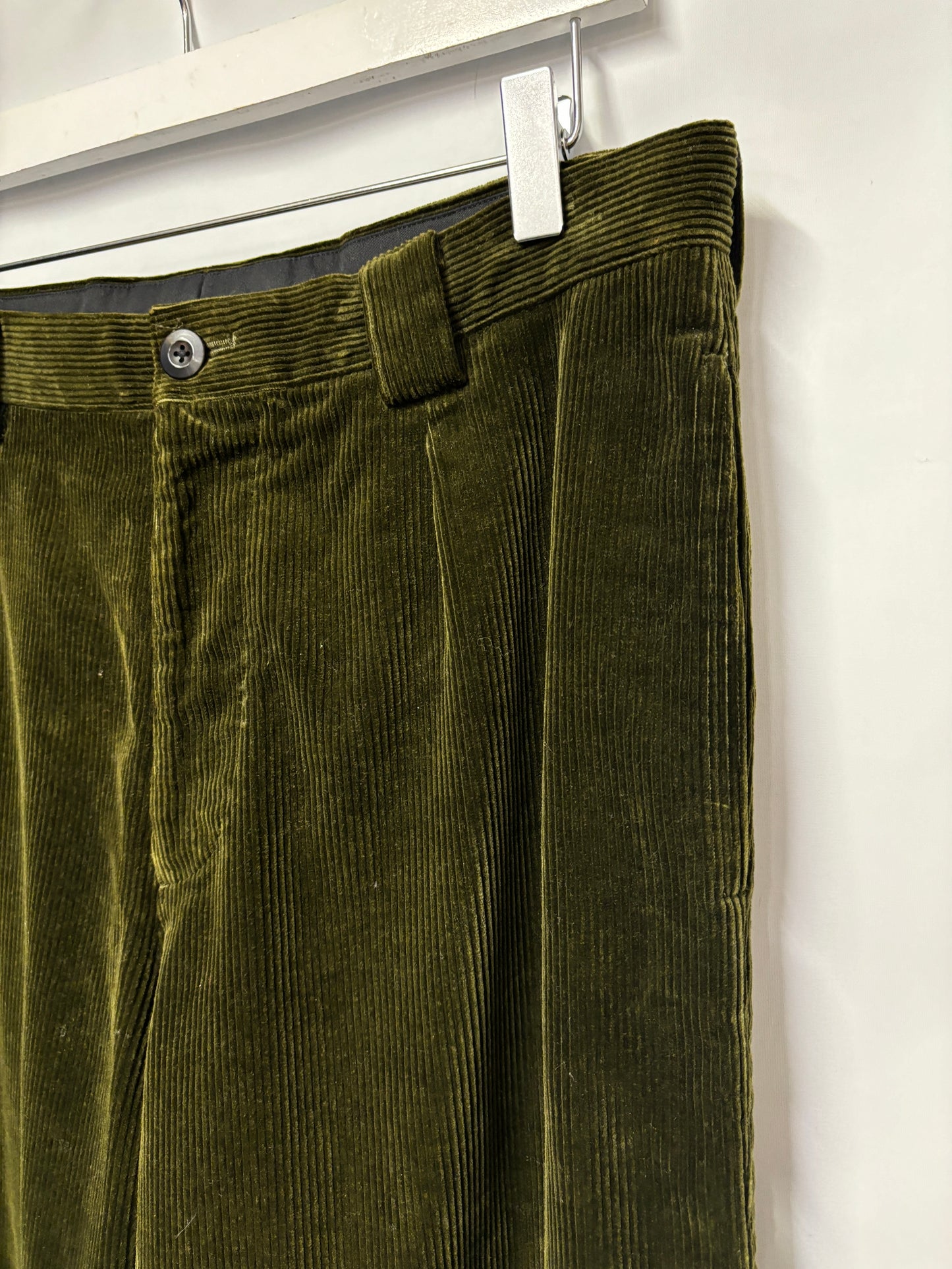 Margaret Howell Olive Green Corduroy Trousers Medium