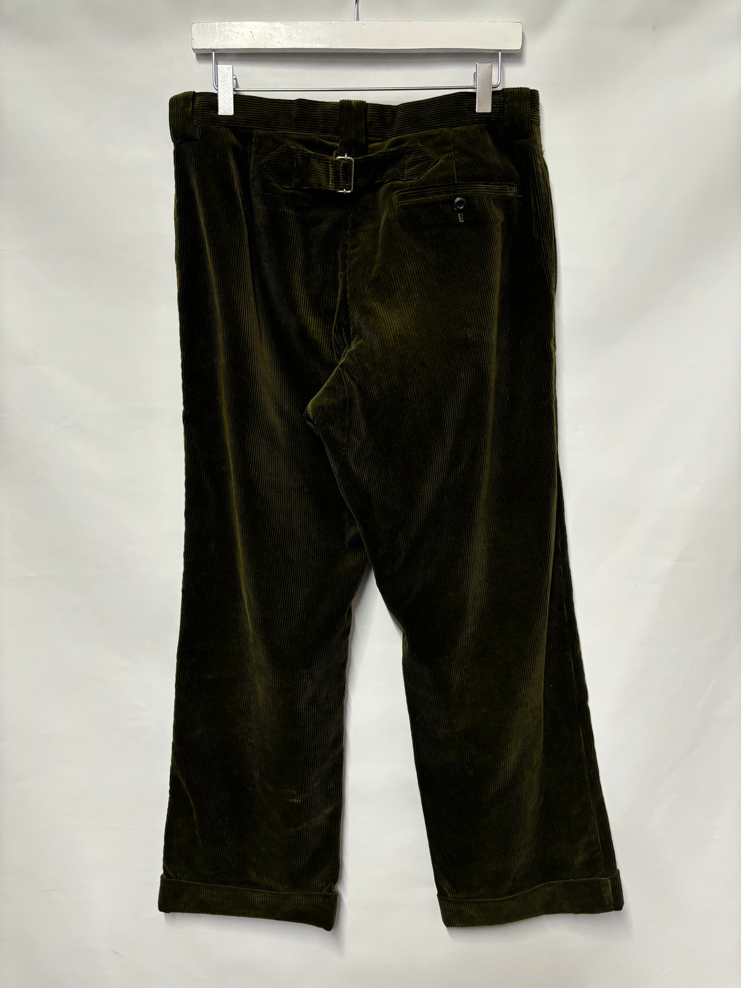 Margaret Howell Olive Green Corduroy Trousers Medium