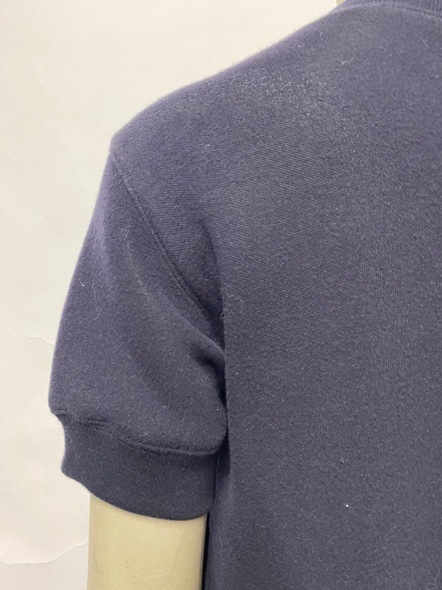 Sacai Navy Sweater Shirt Dress S/M