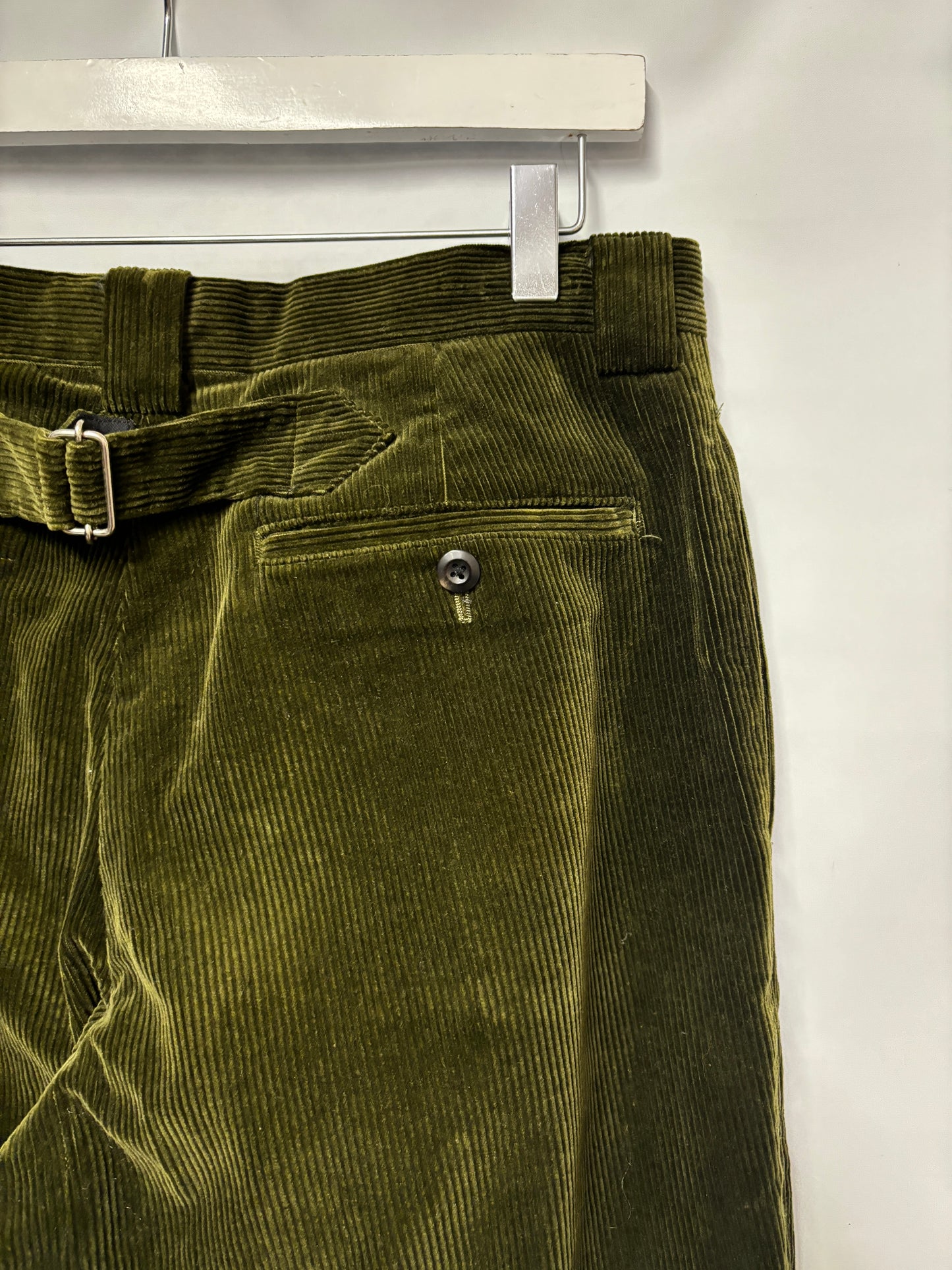 Margaret Howell Olive Green Corduroy Trousers Medium