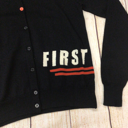 Paul Smith Black Label Black First Class 100% Merino Wool Cardigan Size M