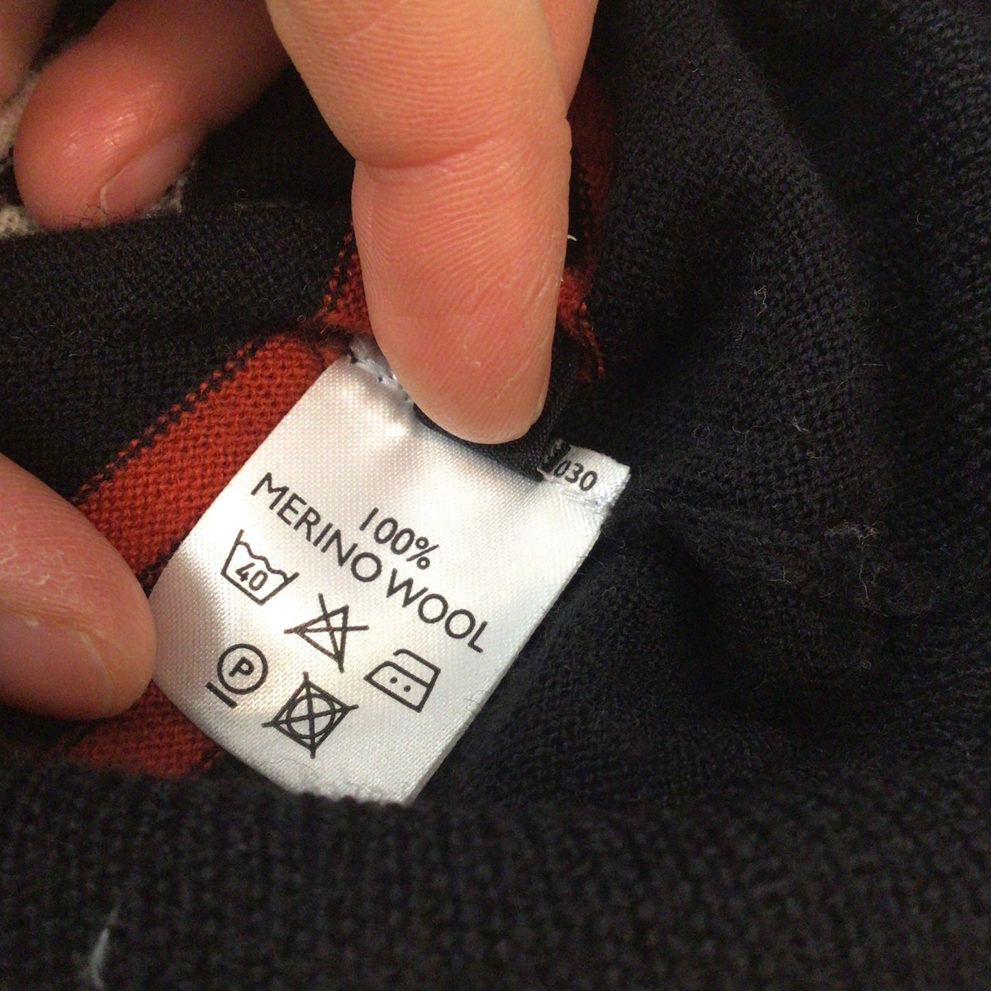 Paul Smith Black Label Black First Class 100% Merino Wool Cardigan Size M