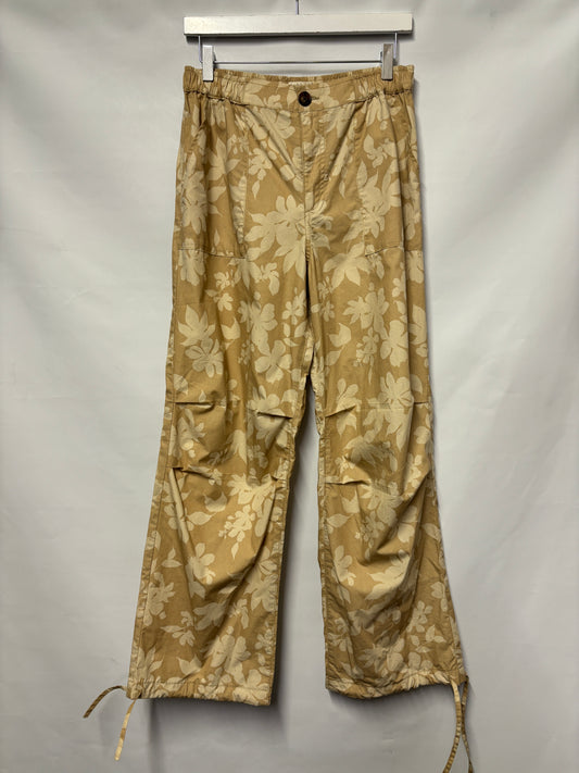 Nobody's Child Beige Floral Cargo Trousers 10