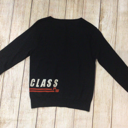 Paul Smith Black Label Black First Class 100% Merino Wool Cardigan Size M