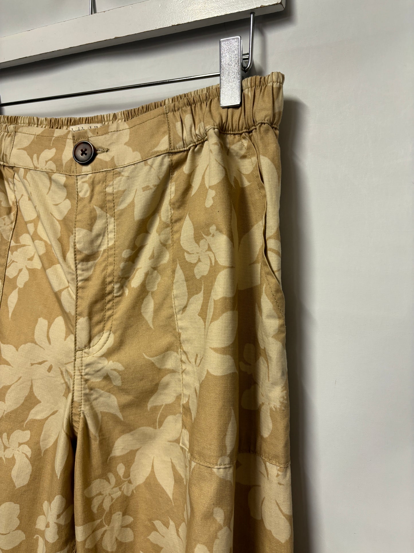 Nobody's Child Beige Floral Cargo Trousers 10