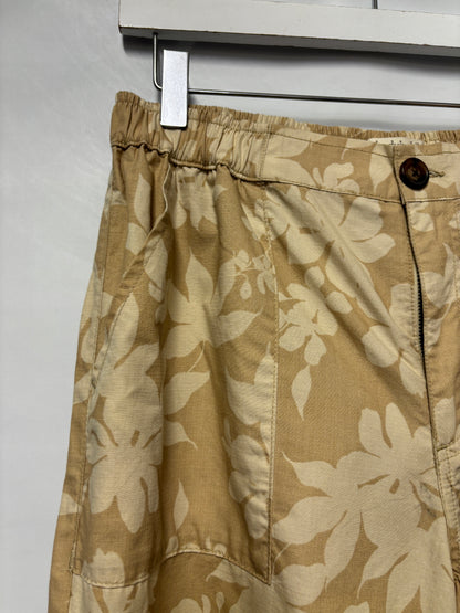 Nobody's Child Beige Floral Cargo Trousers 10